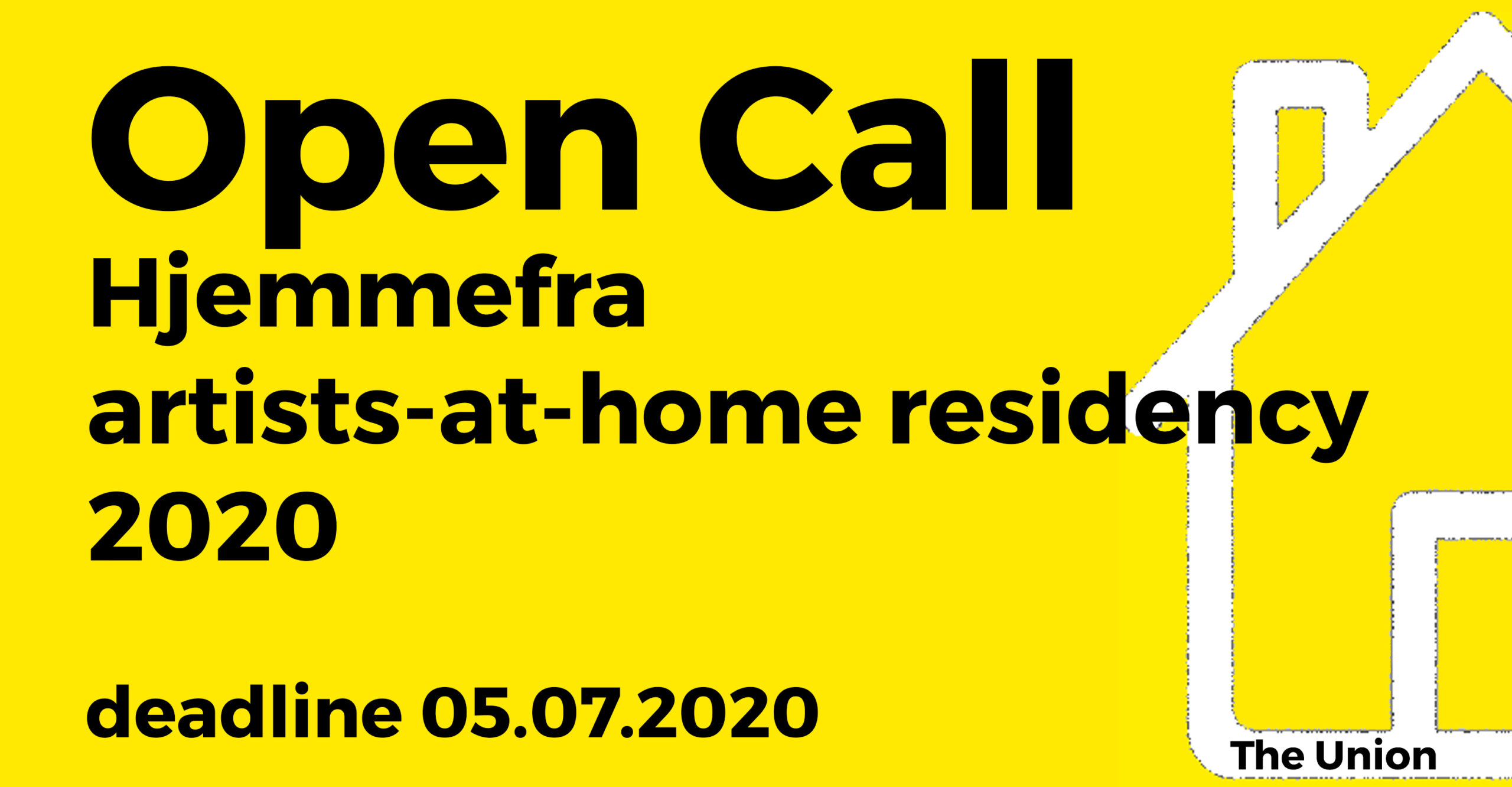 Open Call | Hjemmefra artists-at-home residency, 2020